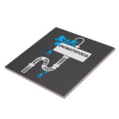 Onomatopee creatief schrijven of poëzie tegeltje (Zijkant)