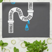 Onomatopee creatief schrijven of poëzie theedoek (Gevouwen)