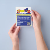 Onomatopeia Design - Stripwinkel / verzamelaar Flyer (Hand)