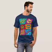 onomatopoeia design t-shirt (Voorkant volledig)