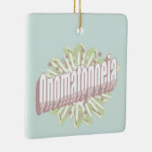 Onomatopoeia Explosion English Language Keramisch Ornament (Rechts)