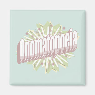 Onomatopoeia Explosion English Language Magneet
