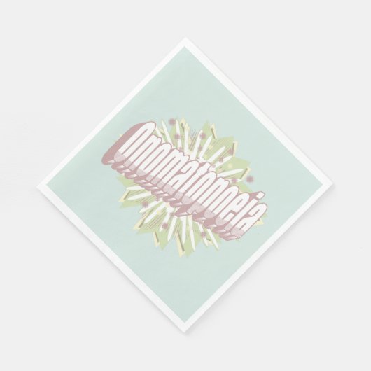 Onomatopoeia Explosion English Language Servet (Hoek)