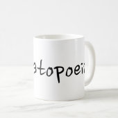 onomatopoeia koffiemok (Voorkant rechts)