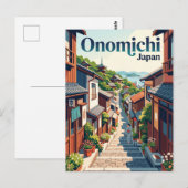 Onomichi Alley Japan Briefkaart (Voorkant / Achterkant)