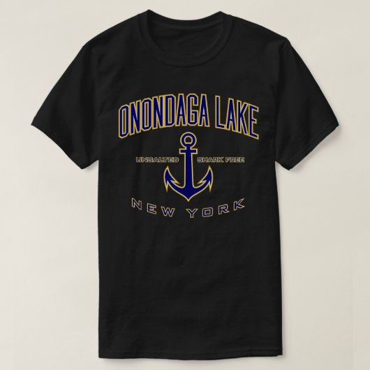 Onondaga Lake NY T-shirt (Design voorkant)