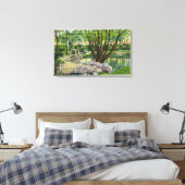 Onondaga Park Scene Canvas Afdruk (Insitu (Slaapkamer))