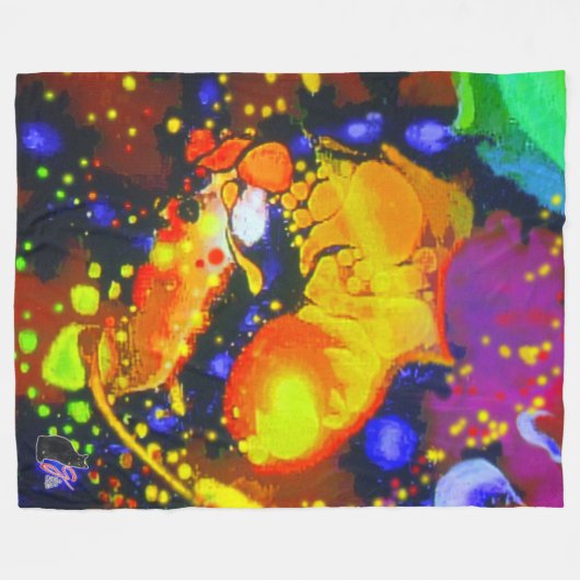 Ononderbroken vertraging fleece deken (Voorkant (Horizontaal))