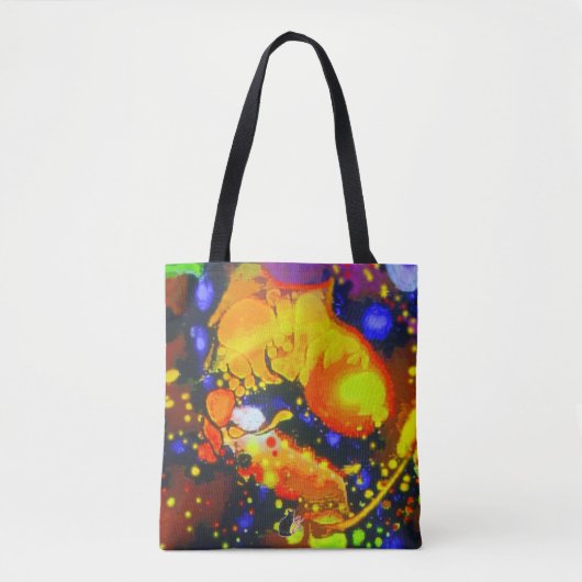 Ononderbroken vertraging tote bag (Voorkant)