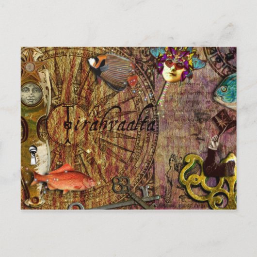 Onontdekt land - Briefkaart Tirahvaalta (Voorkant)