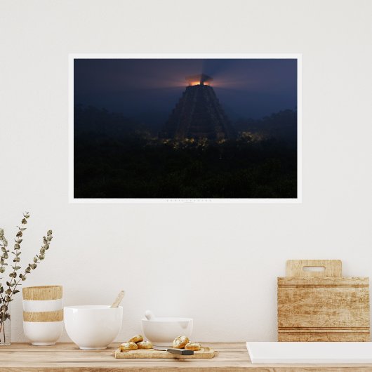 Onontdekt (nacht) poster (Keuken)