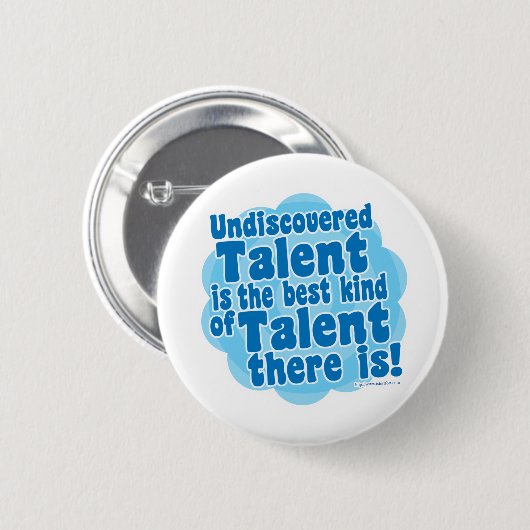 Onontdekt Talent Ronde Button 5,7 Cm (Voorkant /achterkant)
