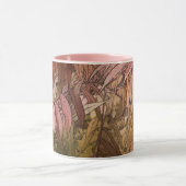 Onontdekt territorium - gebladerte in roze en brui mok (Midden)