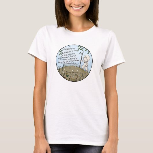 Onontgonnen Gebied T-shirt (Voorkant)