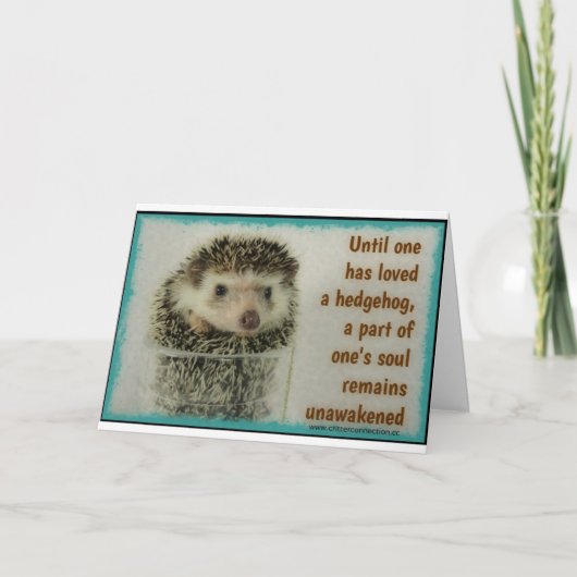 Onontwaakte ziel - Verjaardag Kaart (Voorkant)