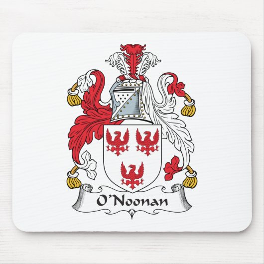 O'Noonan Family Crest Muismat (Voorkant)