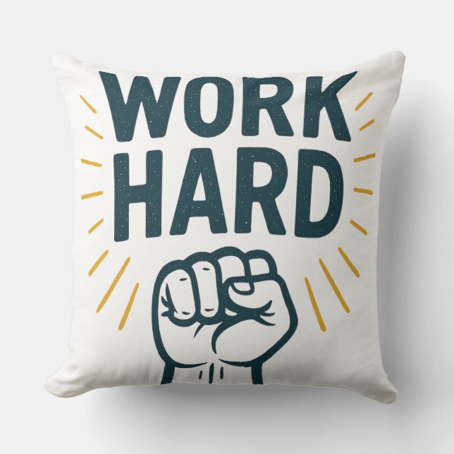 Onophoudelijk streven naar grootheid kussen (Voorkant)