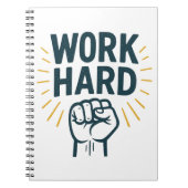 Onophoudelijk streven naar grootheid notitieboek (Voorkant)