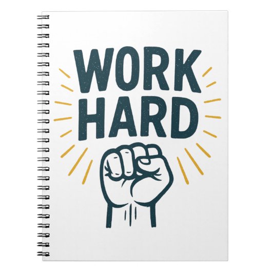 Onophoudelijk streven naar grootheid notitieboek (Voorkant)