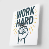 Onophoudelijk streven naar grootheid vierkante klok (Hoek)