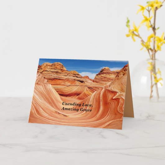 Onophoudelijke liefde, verbazingwekkende genade Sy Kaart (Gele Bloem)