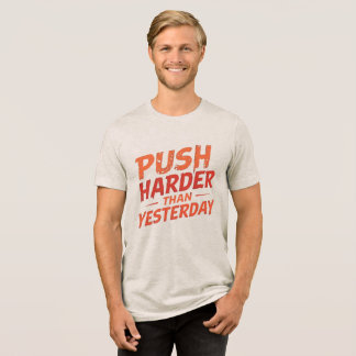 Onophoudelijke vooruitgang Tri-Blend shirt