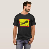 Onoverbrugde rivier, verkeersteken, IJsland T-shirt (Voorkant volledig)