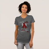 ONOVERWINLIJK...Hersenaneurysma T-shirt (Voorkant volledig)