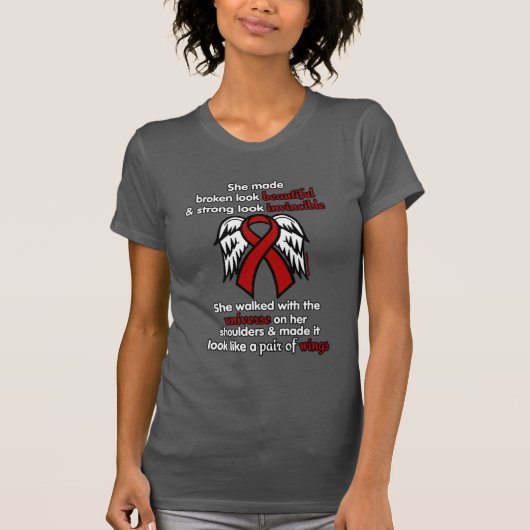ONOVERWINLIJK...Hersenaneurysma T-shirt (Voorkant)