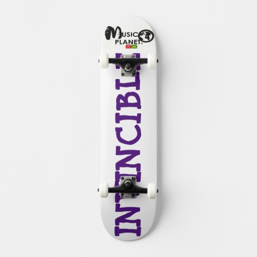 ONOVERWINLIJK Skateboard (Voorkant)