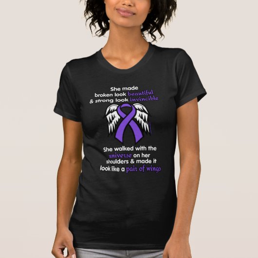 ONOVERWINNELIJK...Epilepsie T-shirt (Voorkant)