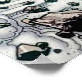 onoverwinnelijk komisch man poster (Hoek)