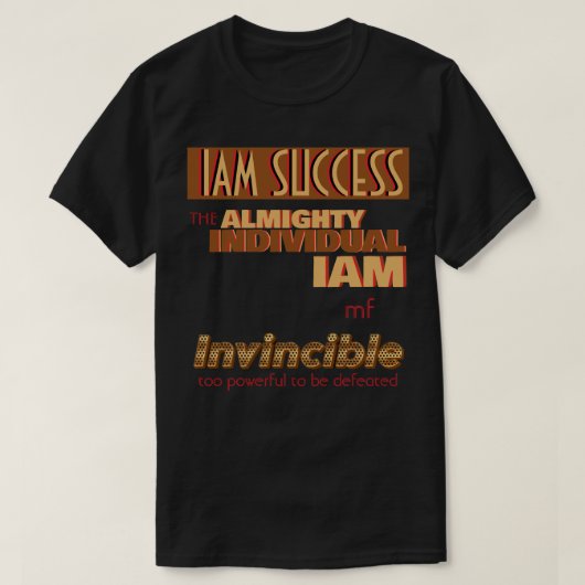 ONOVERWINNELIJK T-SHIRT (Design voorkant)