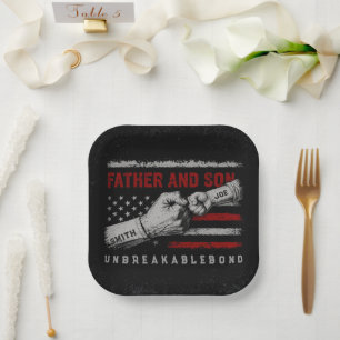 Onoverwinnelijke Band Tussen Vader En Zoon Vaderda Papieren Bordje
