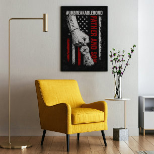 Onoverwinnelijke Band Tussen Vader En Zoon Vaderda Poster