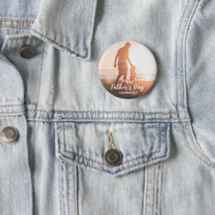 Onoverwinnelijke Band Tussen Vader En Zoon Vaderda Ronde Button 5,7 Cm