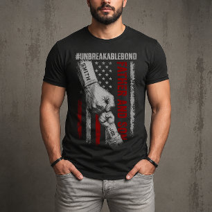 Onoverwinnelijke Band Tussen Vader En Zoon Vaderda T-shirt