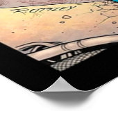 onoverwinnelijke cartoon poster (Hoek)