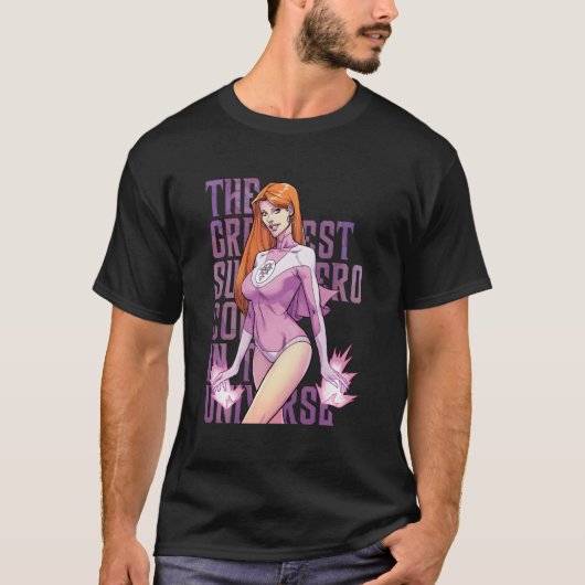 Onoverwinnelijke grootste strip - Atom Eve T-shirt (Voorkant)