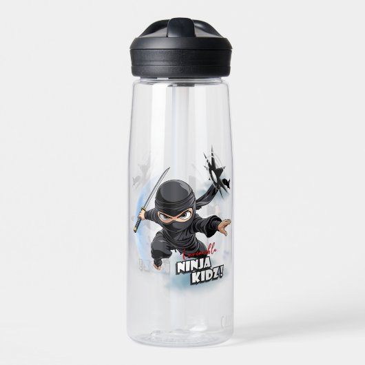 Onoverwinnelijke Ninjakinderen | 740ml Waterfles (Voorkant)