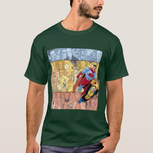 onoverwinnelijke omniman actief familiegeschenk t-shirt (Voorkant)
