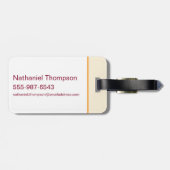 Onoverwinnelijke Supergirl Retro Grafisch Bagagelabel (Achterkant horizontaal)