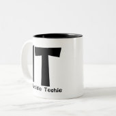 onoverwinnelijke techniek tweekleurige koffiemok (Voorkant links)