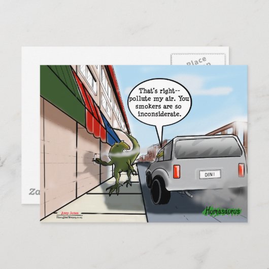 Onoverwogen roker? briefkaart (Voorkant / Achterkant)