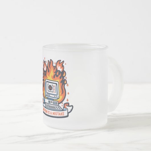 Onprem is een fout mok (Voorkant rechts)