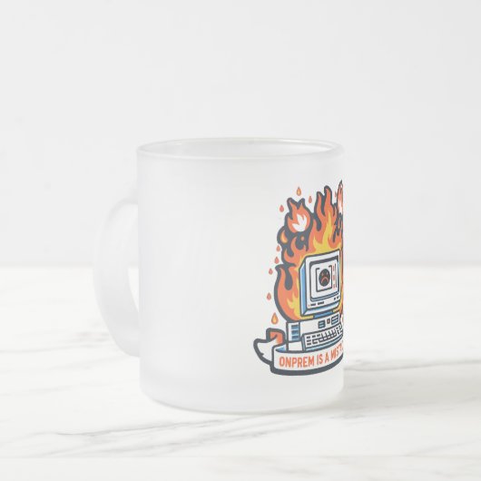 Onprem is een fout mok (Voorkant links)