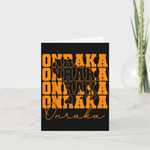 Onraka Huis van Eenheid Tiger Team School Student Kaart