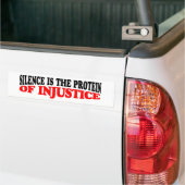 onrecht bumpersticker (Op Truck)