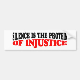 onrecht bumpersticker