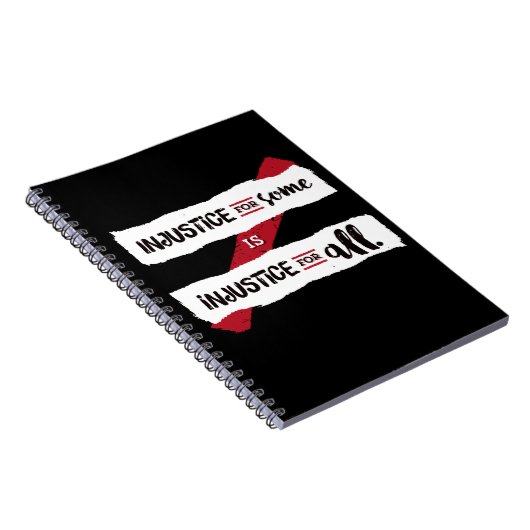 Onrecht notebook notitieboek (Rechterzijde)